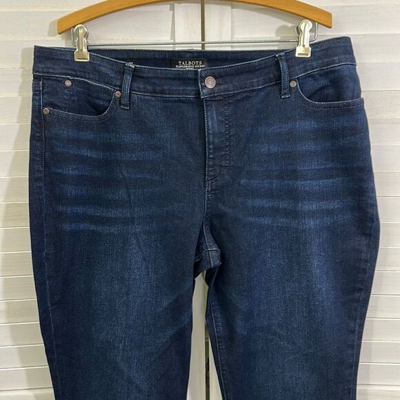 Talbots Jeans Size 16P Flawless Slim Ankle Stretch - Picture 5 of 11